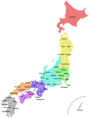 Map of Japan